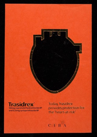 Self-protection : today, Trasidrex provides protection for the 'heart-at-risk'.