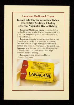 Summer itches, bites & stings : their treatment and relief : Lanacane.