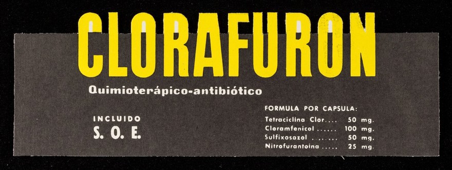 Clorafuron : Quimioterápico-antibiótico.