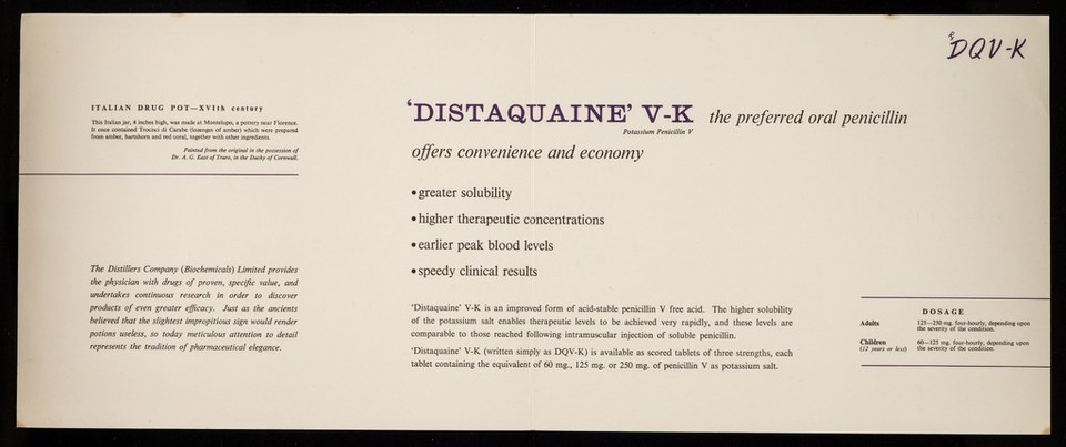 A study in pharmaceutical elegance : Italian drug pot, XVIth Century.