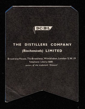 Safe sedation 'Distaval' 25 mg. thalidomide per tablet... : 'Distaval' Forte 100 mg. thalidomide per tablet ... sounder sleep / The Distillers Company (Biochemicals) Limited.