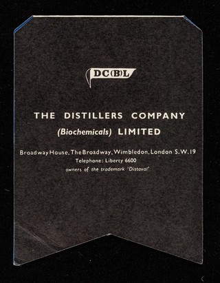 Safe sedation 'Distaval' 25 mg. thalidomide per tablet... : 'Distaval' Forte 100 mg. thalidomide per tablet ... sounder sleep / The Distillers Company (Biochemicals) Limited.