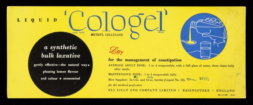 Liquid 'Cologel' : for the management of constipation.