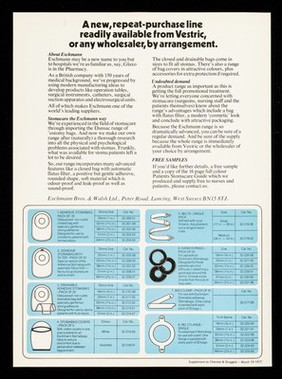 Eschmann Stomacare Products. New. Advanced. In demand. And what's more...available.