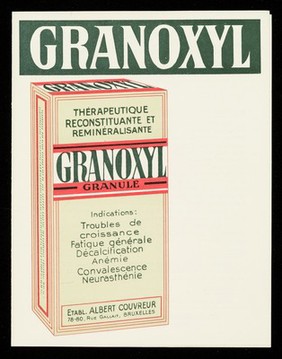 Granoxyl : thérapeutique reconstituante et reminéralisante.