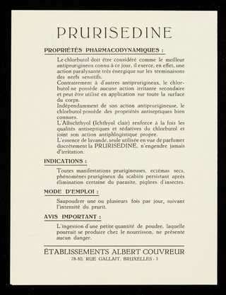Prurisedine.