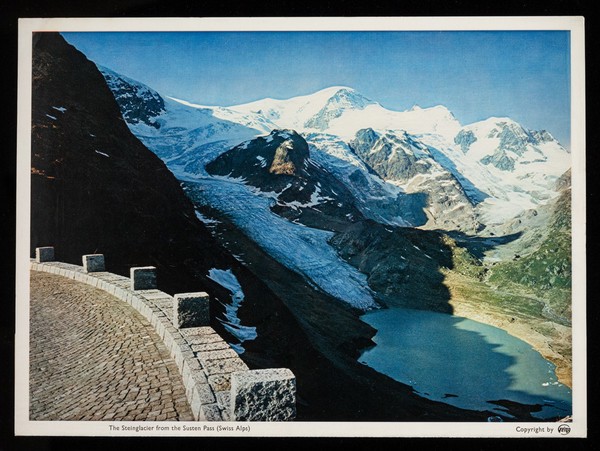 Eurax an effective antipruritic : the Steinglacier from the Susten Pass (Swiss Alps).