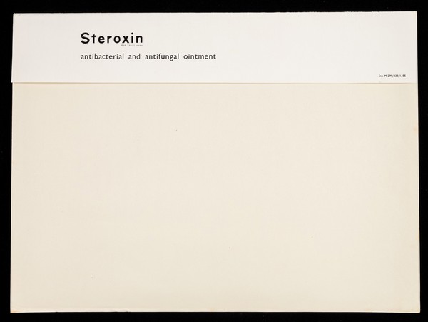 Steroxin antibacterial and antifungal ointment : the Alphubel and Täschhorn, Saas-Fee (Swiss Alps).