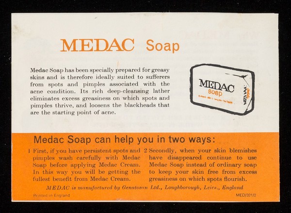 What you should know about Medac : medac cream heals spots, pimples, acne-quickly! (please read this leaflet carefully).