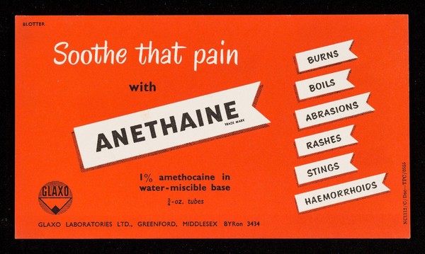 Soothe that pain with Anethaine.