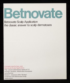 Betnovate : Betnovate Scalp Application : the classic answer to scalp dermatoses.