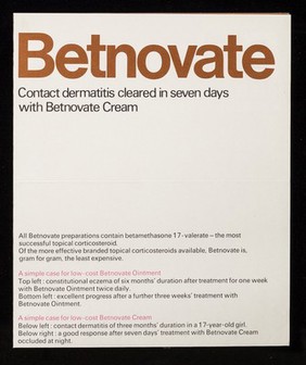 Betnovate : contact dermatitis cleared in seven days with Betnovate Cream.