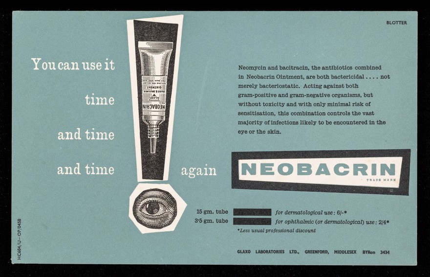 You can use it time and time and time again : Neobacrin.