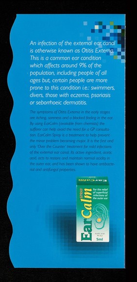 The one and only... : ...over the counter treatment for mild infections of the external ear canal.