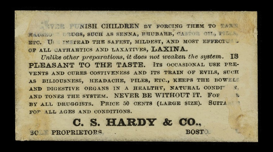 Laxina : see other side.
