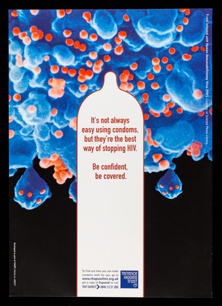 It's not always easy using condoms, but they're the best way of stopping HIV : Be confident, be covered / Terrence Higgins Trust.