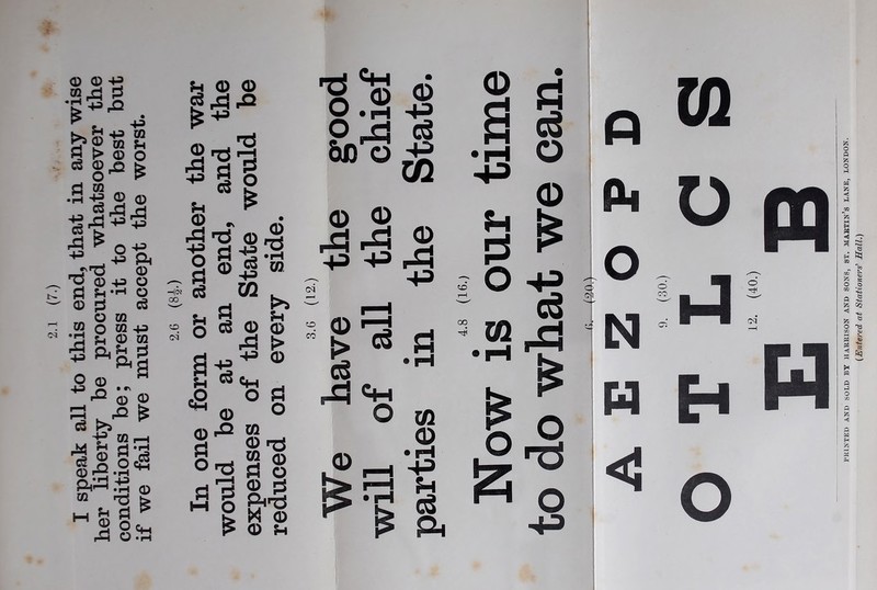 0 0 .grd d e3 43> c3 rd +3 r\ Tl d 0 ra ® m rd +3 O 4-3 c3 0 0 O m +3 <3 rd £ -P d CQ 0 rO 0 rd +3 O 43> 0 ■ d 0 o Ph 0 rQ 02 02 0 in 4^ 02 O £ 0 rd 4-3 43) ft 0 0 0 d 43 m d rd c3 0 43> 0 r^ ft'^d ?H 0 rd • C\ 0 rs 0 * HI H P • rH •1h 0 d * 0 • rH parties in the State. Now is our time PRINTED AND SOLD BY HARRISON AND SONS, ST. MARTIN’S LANE, LONDON. (jEntered at Stationers’ Hall.)