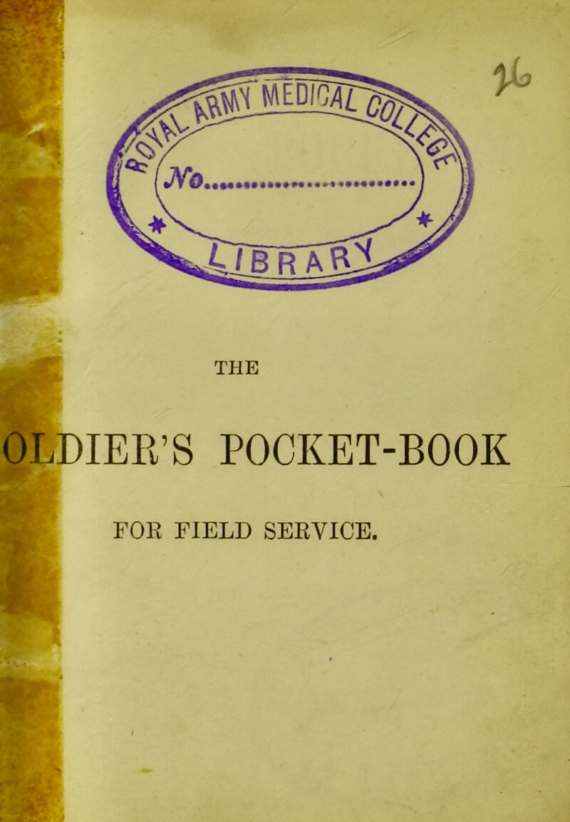 OLDIEK’S POCKET-BOOK iFOR FIELD SERVICE.