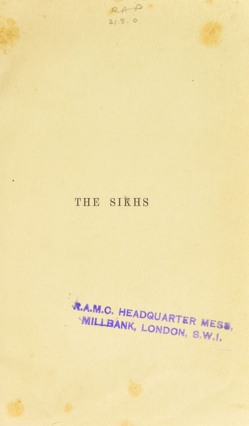 THE SIKHS