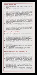 Service d'assistance prévention en VIH & SIDA pour les jeunes de 12 à 25 ans : ne négligez pas votre santé sexuelle / Congolese Youth Association, CYA, Association de la Jeunesse Congolaise au Royaume-Uni.