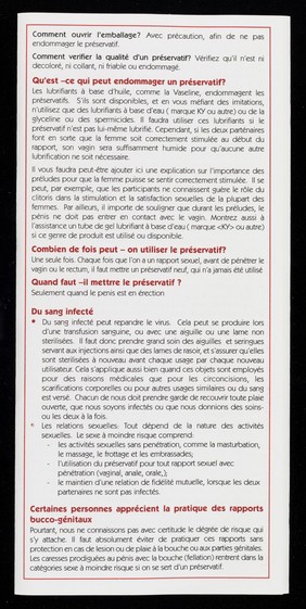 Service d'assistance prévention en VIH & SIDA pour les jeunes de 12 à 25 ans : ne négligez pas votre santé sexuelle / Congolese Youth Association, CYA, Association de la Jeunesse Congolaise au Royaume-Uni.