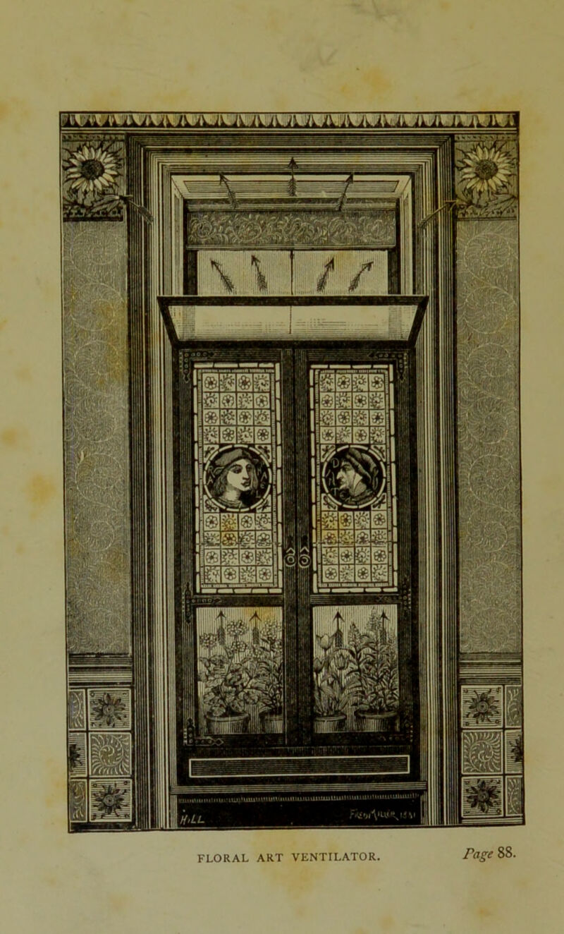 FLORAL ART VENTILATOR. Page 88.