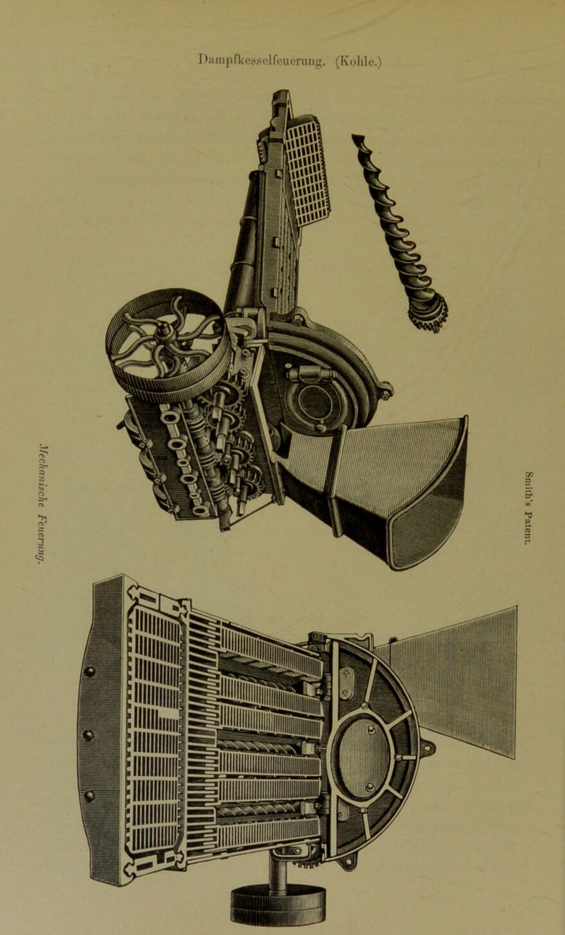 Mechanische Feuerung. Smith’s Patent.
