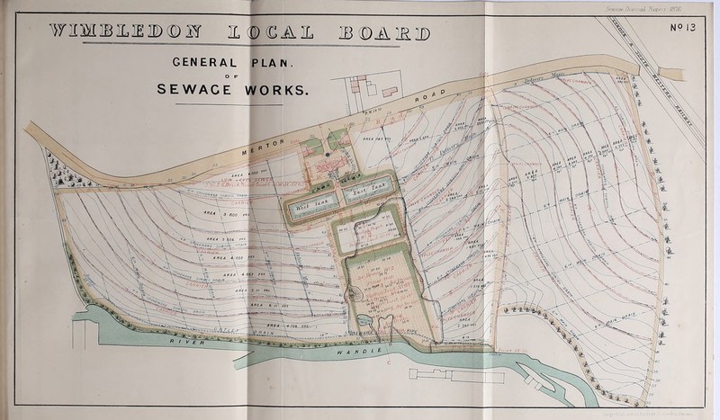 IL'JDCAIL JB®A1EIE) Sewam Disposal B^epmil, 1c°>rlC> GENERAL o r SEWAGE PLAN. WORKS. |