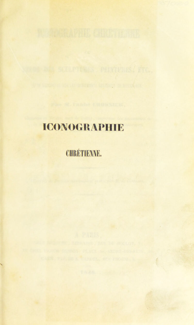 ICONOGRAPHIE