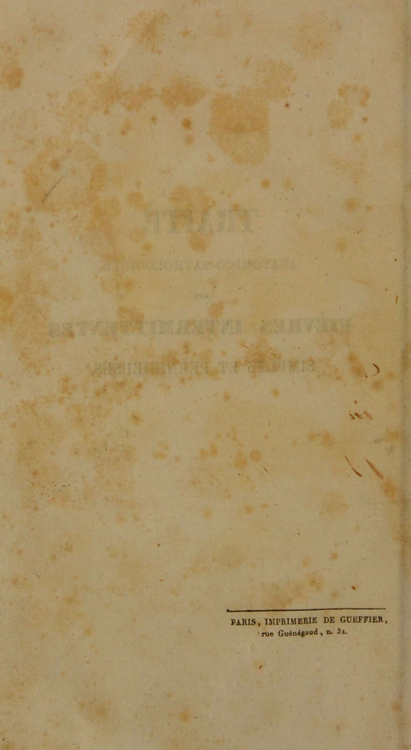 * PA.HIS, IMPRIMERIE DE GDEFFIER, rue Guénégaud , o. 5i.