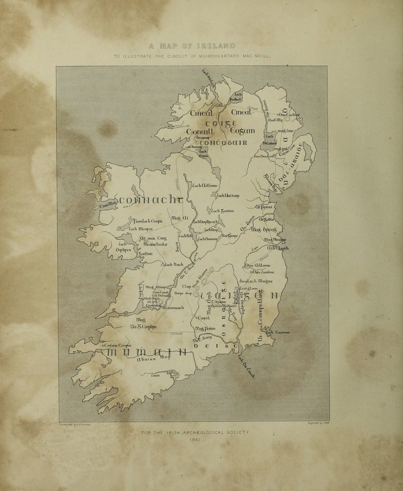 i\ ©IF TO illustrate the circuit 'JF MIMRCHEARTACH mac NEILL.