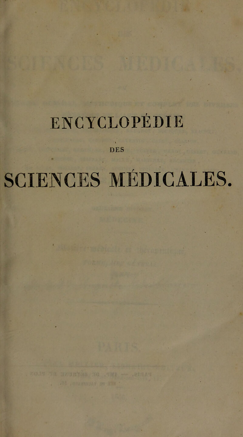 ENCYCLOPÉDIE DES