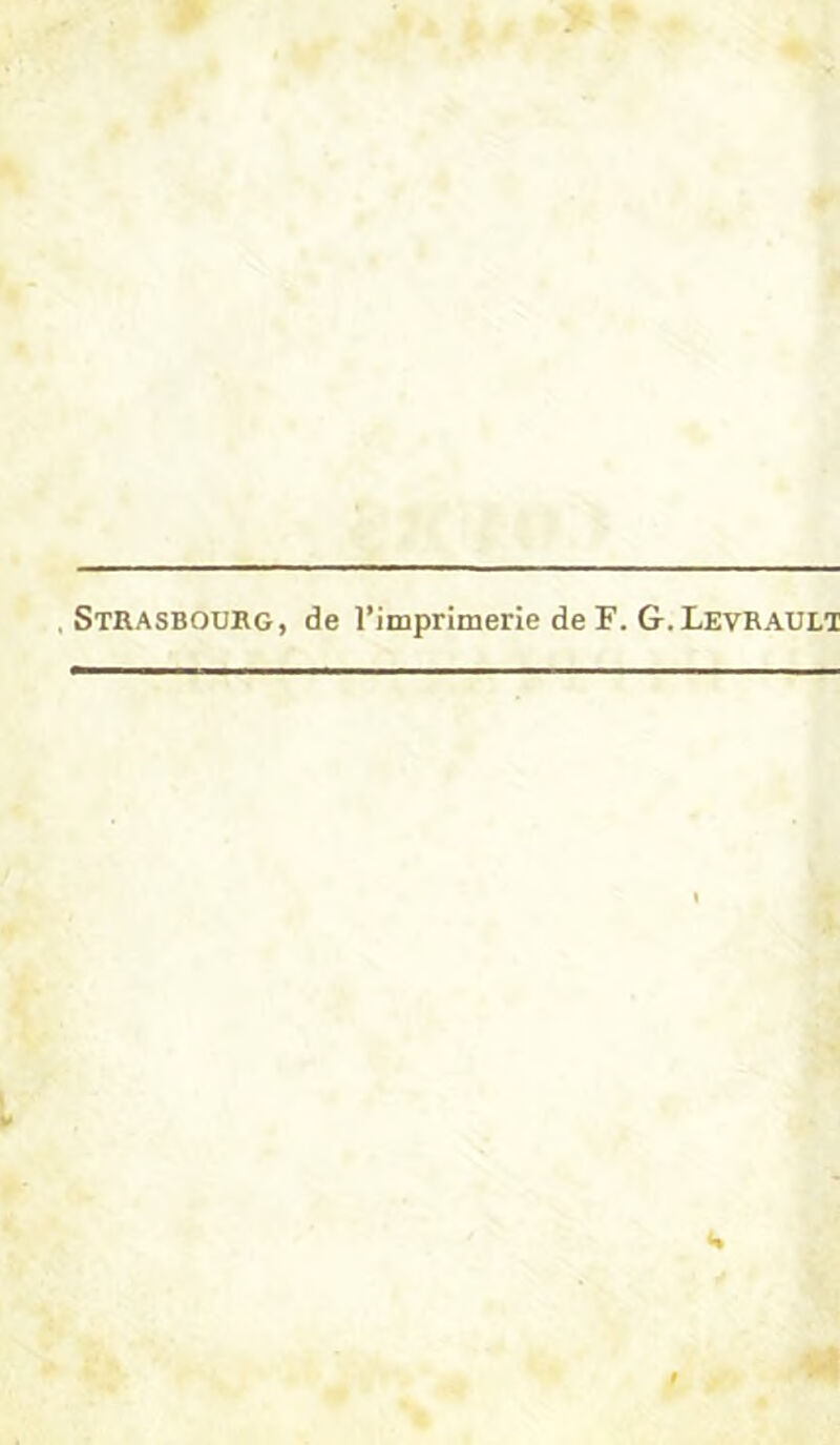 .Strasbourg, de l’imprimerie de F. G. Levrault