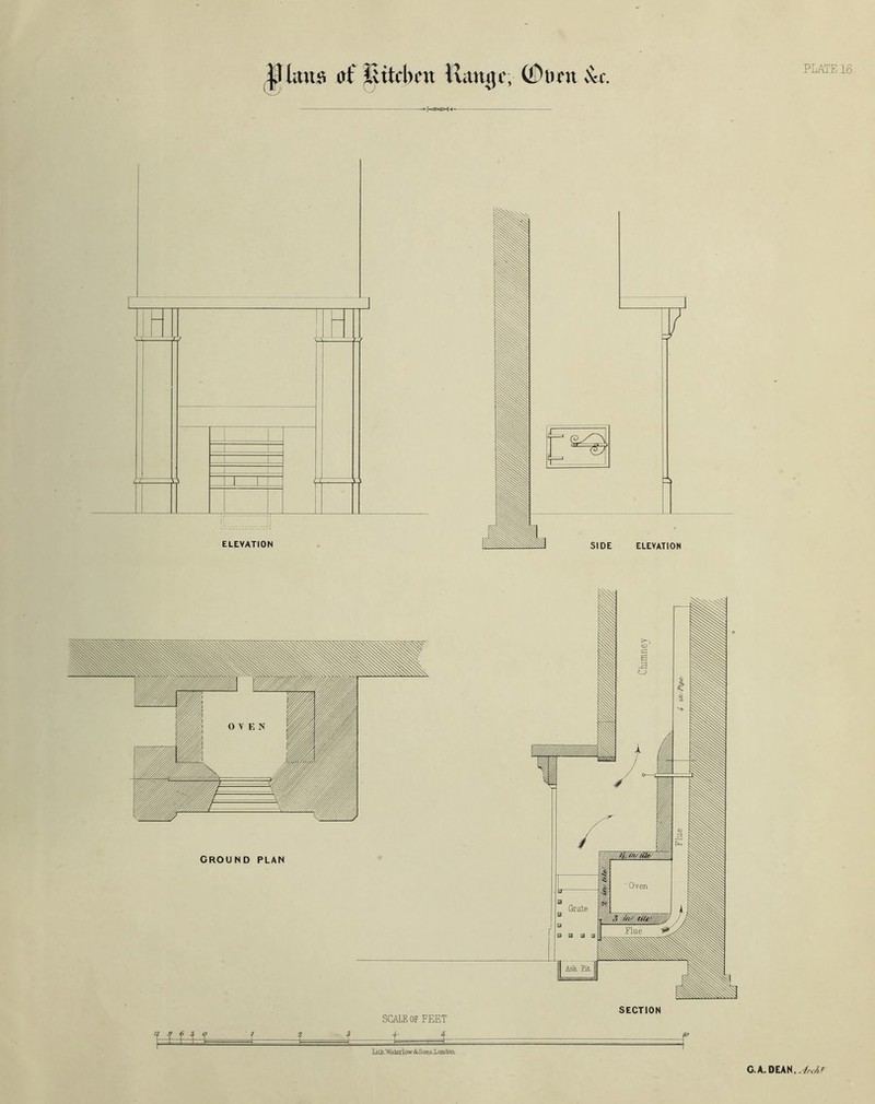 jjluus of ititcbnt luuuic, CD tint Sec. C. A. DEAN,.//,/' Flue 4 insftpt.