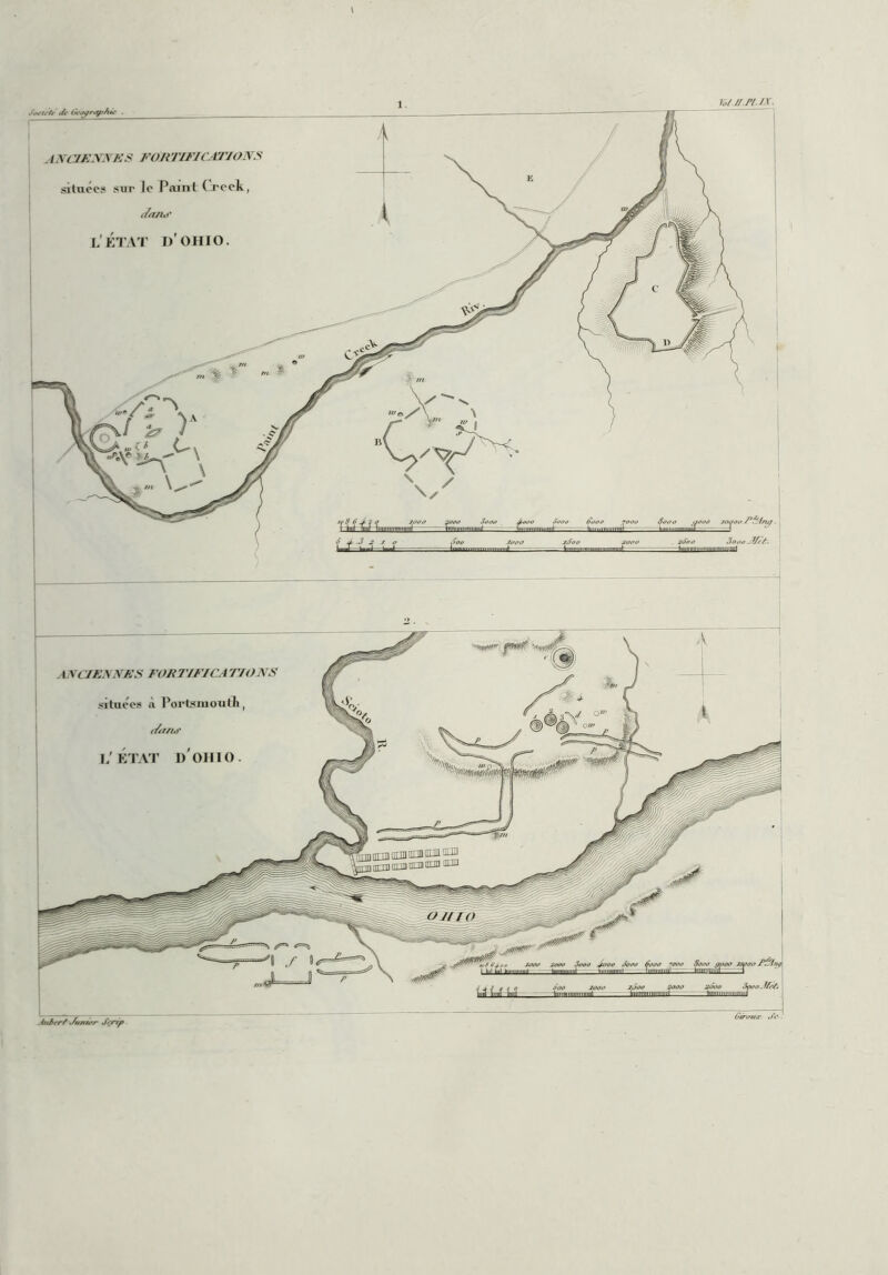 1. lôt/I.ptJV- \ oWtc/r éle tÀ-jyriys/iùr AXCIEN.SKS EOJiTIFJCATIONS situées sur le PamtOreek, t/ezno’ l'état d’ohio. AuBrrf JvAtJr Sçrrp Gàvmr Je