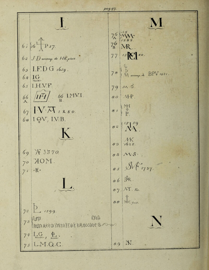 Pu3 97- I sK 6 i 62 ,6 A J ]~) ccccoy>Y> <^e h~f(<(fZ'bntc. 6 p I.F!D Cj /6oy , 64 6.5 ICr I.H VF. K 6c) j >V 3 5 7a IOM. /s9 9- 10 tm 1H % -j5 \ F.L'T.Q.G . M 7f |Av 7b6 |ml. 77 7* <^0. >\ «»ri BPV/6- 7 ? 6* <9 <s •/ fl2 AN d ■ VH m * P. rf 1 ^ i v\. ! AK e ‘3> \ /6 zu. d4 ivWA- X e g m.