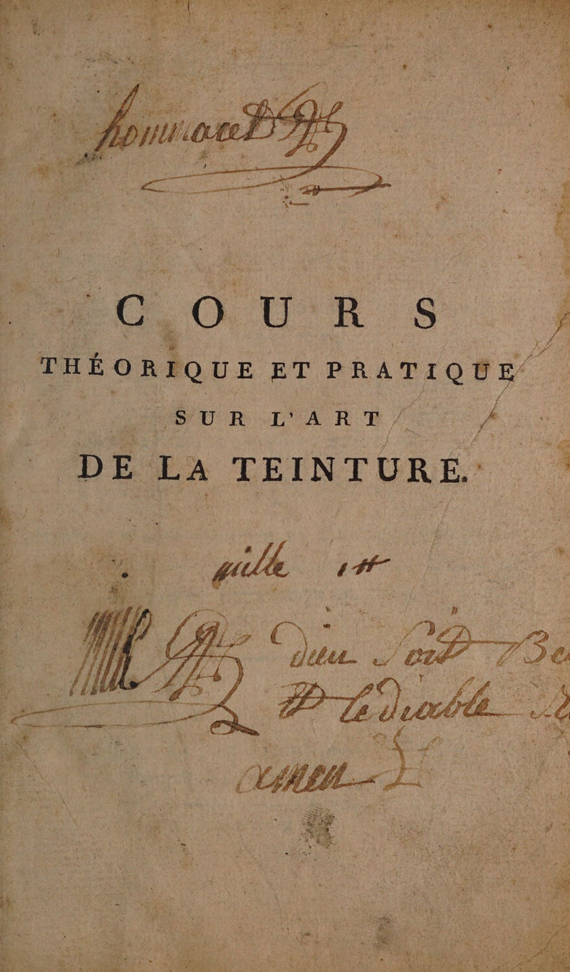 PEOOU'R s THÉORIQUE ET PRATIQUE | tre SUR L'AR D / Ps DE LA TEINTURE.