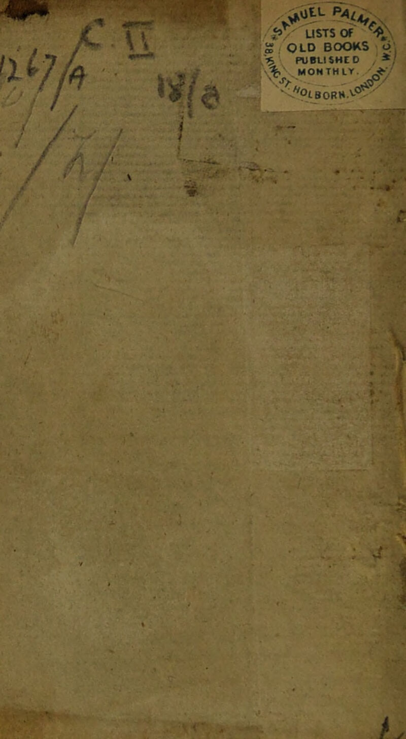 i»y^usTsor OLD BOOKS o' PUeUSHED , *; MONTHLY. ‘ e Tr- ‘1