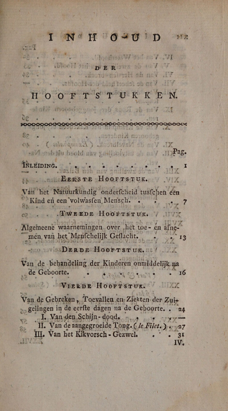 Inet!’osutnD NR, | Ogen Á ie N * h } N au f / on [ EB. WWAOOH DER / 5 pd “4 ct ü Fr be cal w hd w ATC) 8 4 h ik r # i Pi H 4 k bed Ut } r \ £ Br MH. Oek Seen KN, ‘ hd EN ” En > El \ kif ! f era j ry Í F € ” N GE * ° 9 i # BE Je & 2) „tf Pe h ’ vie Ok 4 ec * ’ 34 3% u testis hbsokd ) | „Pag. EN î r ' INLEIDING. 0 2 EN S en AE DS ubsiki d 112 lk é ı Á Te BERS TE nn ji van het RR laf onderfcheid tusfchen een Kind en, een ‘volwasfen, Mersch. . STR Cr 2 Bi A) . ad Ee OR ori ce De Hoonrsrux. I UYE Algemeene waarnemingen over ‚het. toe- en n afng- „men, van het Menfchelijk Gelacht, tz se 8 BEI 30, 'sSDERDE: Hoorns ur’ Nu Dd Van de behandeling der. Kinderen 1 onmiddelijk na „de Geboorte. er re a» yo 4 nF VIERDE Hoortsrurs” f «LA Van de Gebreken , Toevallen. en: Ziekten: ar Zuis 2 „. gelingen in de eerfte dagen na de Geboorte, . “24 rs „Van ‚den, ‚Schijn- -dood» nes eer „I Van bet Kikvorsch- Gezwk .°' . 31