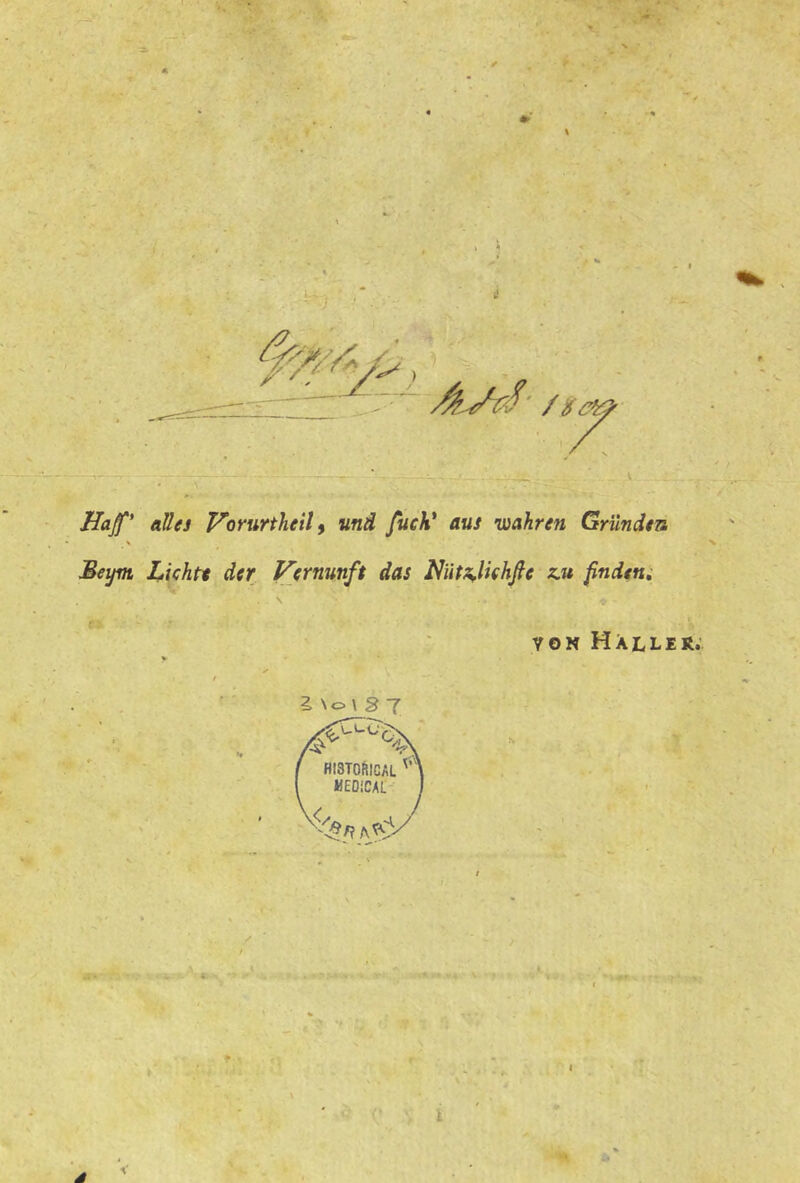 Uajf' alles P'orurtheilf und ßich* aus wahren Gründen s Beym Lichpt der l^ernunft das HütSylkhfie z.u findeni \ VON Halle ' ?>\o \ 8 1 i