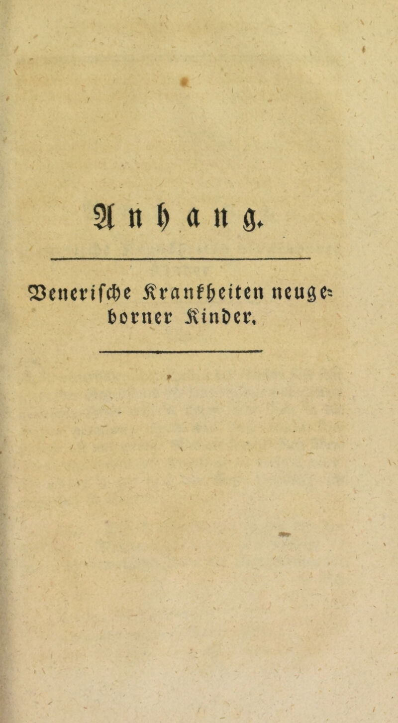 I f 5( n ^ a n ö* 23encrifd)c ÄranfHit«« feorncr ilinöcr.