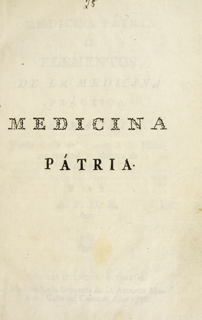 75^ MEBICIHA PATRIA