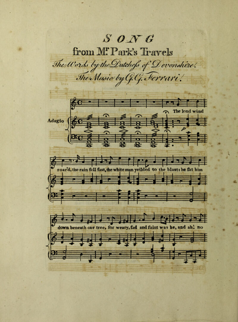 from Mf Park’s Travels &Ae//6(J<yu/'j /’y f/t tec //re/*, i/l/wiry t 'tiev'T'tZ/} V / f ?■ -i-*l )■ J ■4^-cy1fe£jfril down beneath our tree, for weary, fad and faint was he, and ahl no J114 m $ =#■* 5F « 4L£ (f i