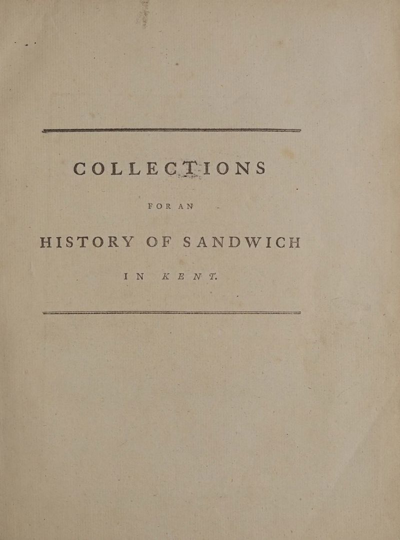 FOR AN HISTORY OF SANDWICH