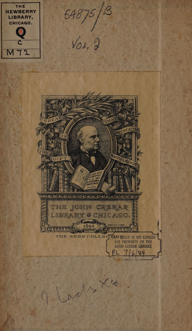 THE NEWBERRY LIBRARY, CHICAGO. THE SENN COLLEIFFIRBWOX »ı 770/858 8 R 9 En 2 u 67 * W 1 > * hr f — r * 1 + * # x s 5 — = i 1 0 ' 6 s * * N 1 * 4 x ee 0 ö 5 9 . N — V. ni * 5 3 d F * *