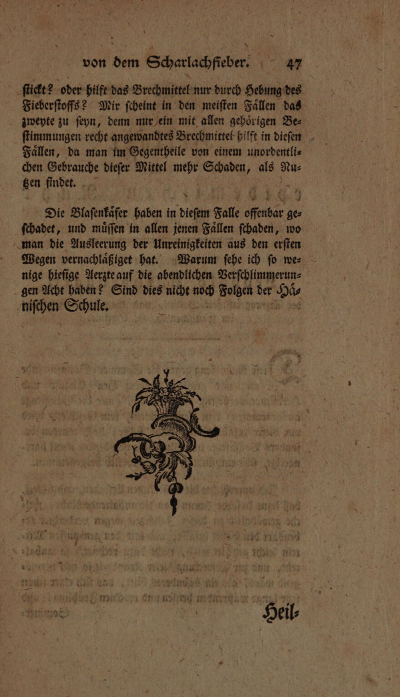— von Km Scherlachfieber. N . ſtickt? oder hilft das Brechmittel nur durch Hebung des Fieberſtoffs? Mir ſcheint in den meiſten Faͤllen das zweyte zu ſeyn, denn nur ein mit allen gehoͤrigen Be⸗ ſtimmungen recht angewandtes Brechmittel hilft in dieſen Faͤllen, da man im Gegentheile von einem unordentli⸗ chen Gebrauch dieſer Mittel 1 Schaden „ als . tzen een er Y 4.463 Sie Blafenkäfer haben in dieſem Falle offenbar ge⸗ ſchadet, und muͤſſen in allen jenen Faͤllen ſchaden, wo man die Ausleerung der Unreinigkeiten aus den erſten nige hieſige Aerzte auf die abendlichen Verſchlimmerun⸗ gen Acht haben? Sind dies 150 rw Folgen der e 1 Schule. KM N 5 > 4 Mr * Fes 1 . — . ui FL 4 u A. . 4 } * ö [4 4 „ .