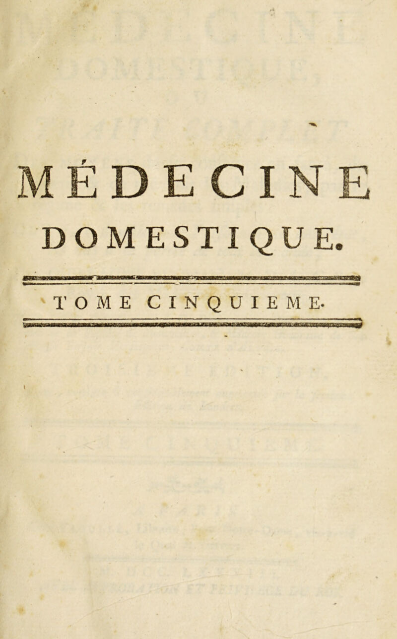 MÉDECINE DOMESTIQUE.