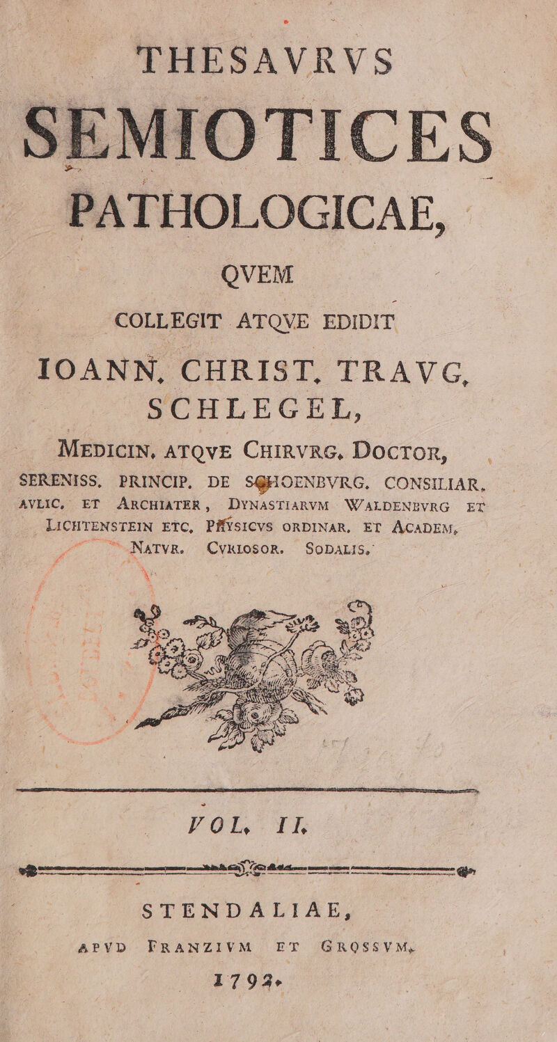 ibis MIOTICES PATHOLOGICAE, QVEM COLLEGIT ATQVE EDIDIT IOANN, CHRIST, TRAVC, FOIl.-TkL L. 7 t ÓMM—&a€ P ii Ro Me et t STENDALIAE, APVD FRANZIVM ET GROSSVM, 1792.