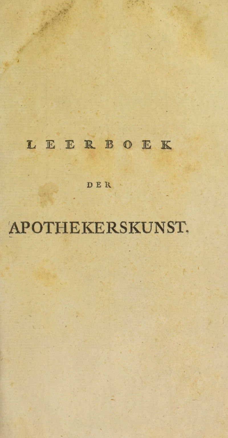 APOTHEKERSKUNST.