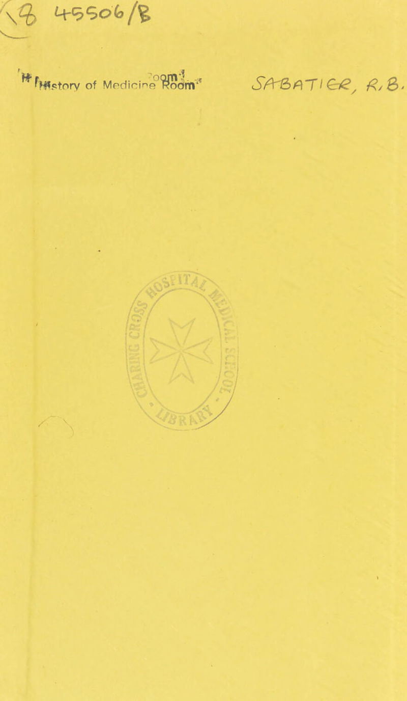 fHiptrtry of Modicir'e'Wooyn** S&Sf^nee^ ^ “ \